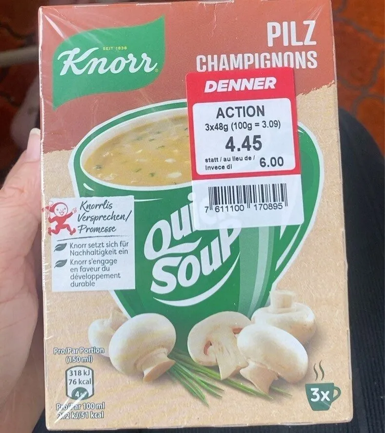 champignons soupe