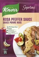 Suprême rosa pfeffer sauce