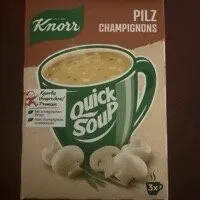 Quick soup, Mushrooms