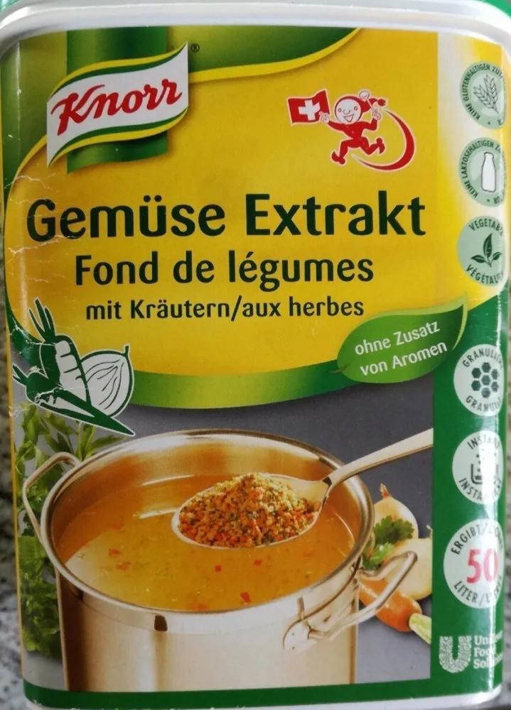 Fond de légumes aux herbes