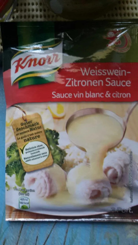 Fertigsauce, Weisswein Zitrone