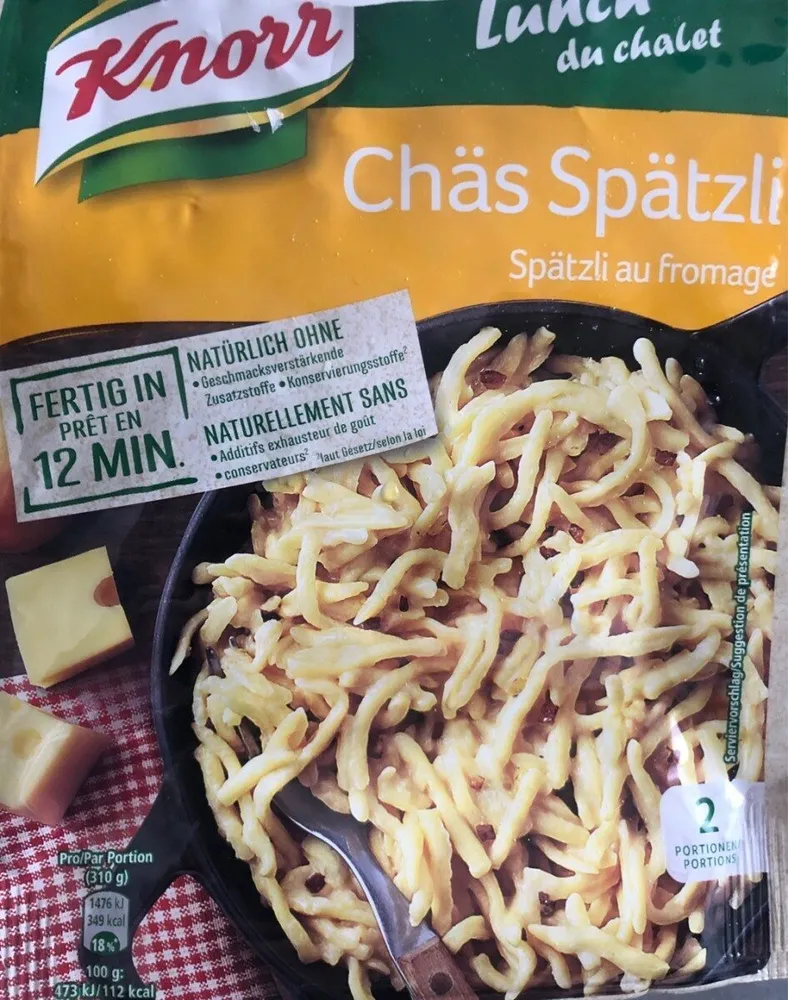 Spätzli au fromage