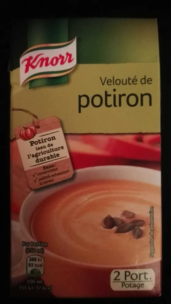 Velouté de potiron
