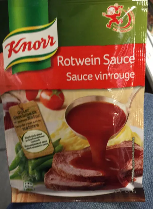 Rotwein Sauce