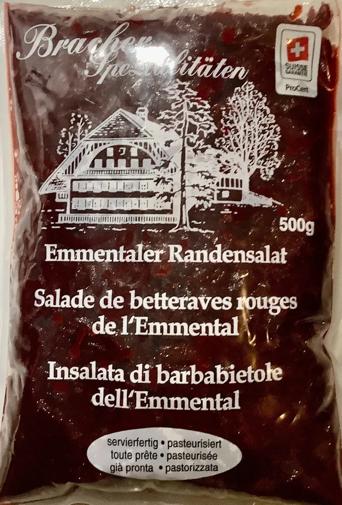 Salade de betteraves rouges de l'Emmental