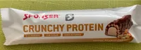 Crunchy protein peanut caramel