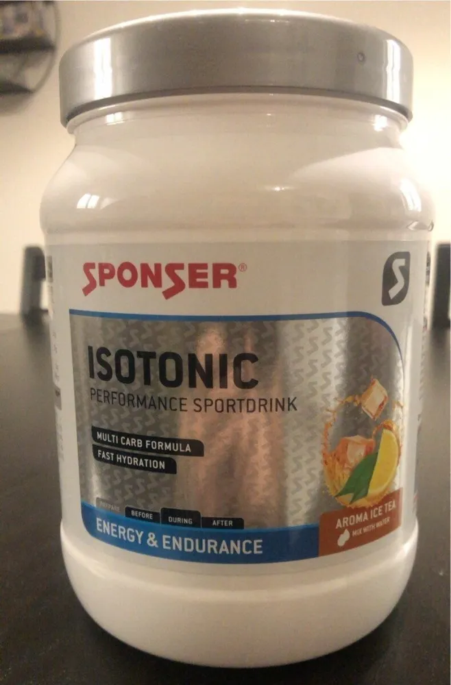 Isotonic peformance sportdrink ice tea
