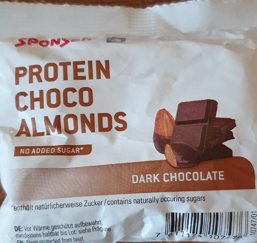 Protein choco almonds