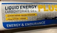 Liquid energy carbohydrate gel
