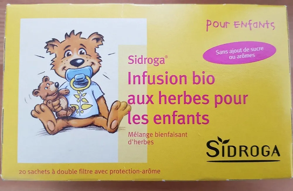 Sidroga Infusion bio au herbes pour les enfants