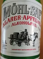 Klarer Möhl-Saft ohne Alkohol