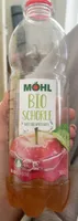 Bio schorle mit bio apfelsaft