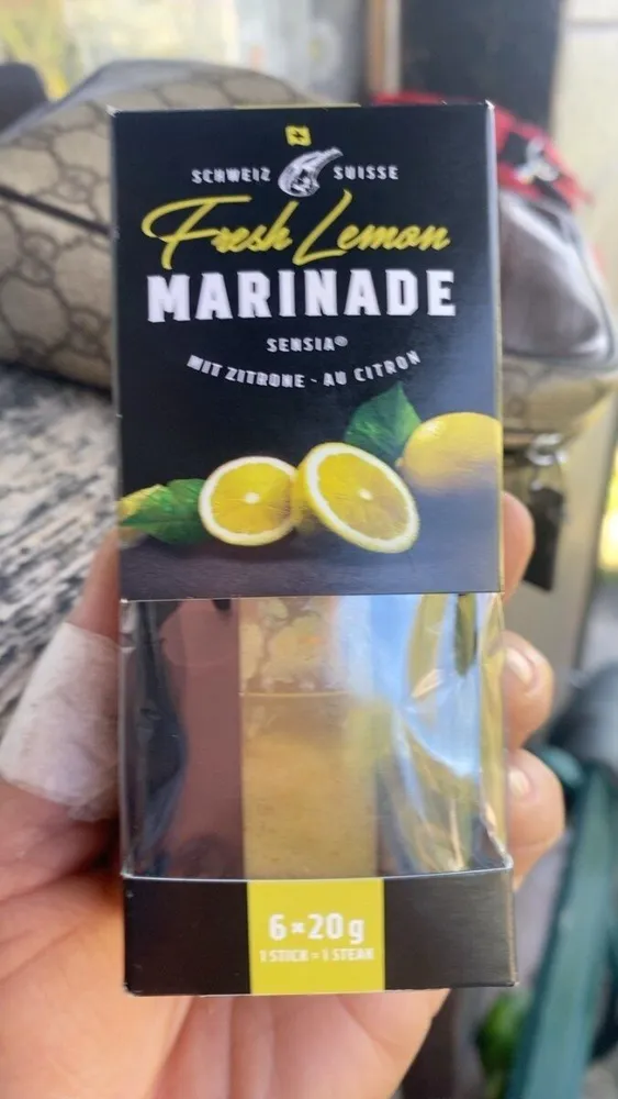 Marinade fresh lemon