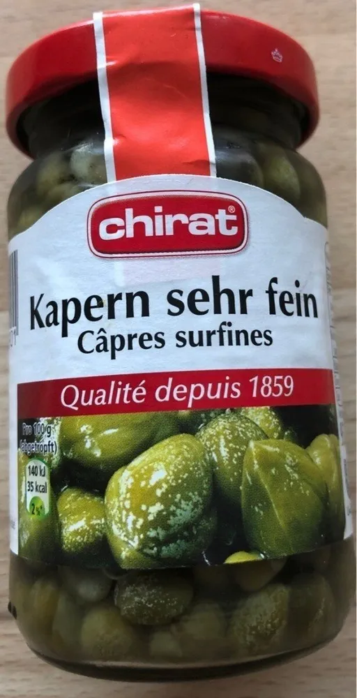 Kapern sehr fein