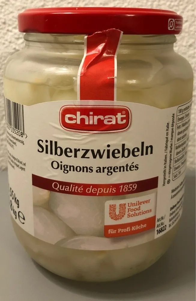 Oignons Chirat 800 Gr, 1 Bocal