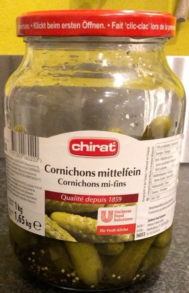 Cornichons mi-fins