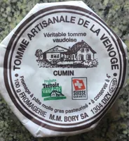 Bory Tomme de la Venoge au cumin