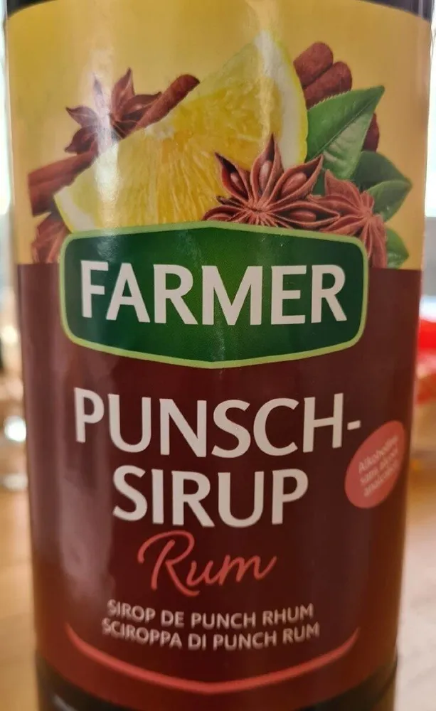Farmer Punschsirup Rum