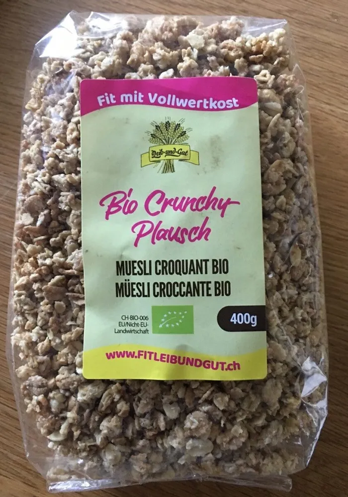 Muesli croquant bio