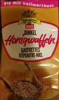 Gaufrettes d'épeautre-miel