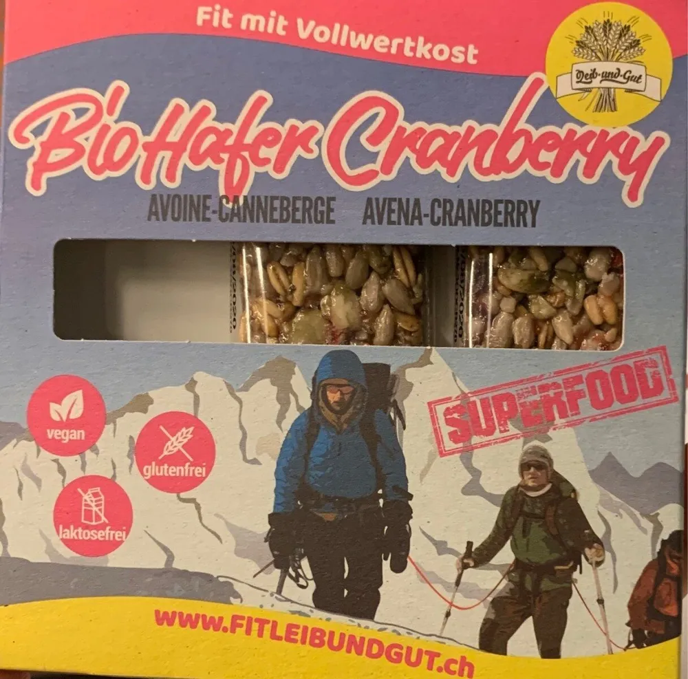 Bio Hafer cranberry