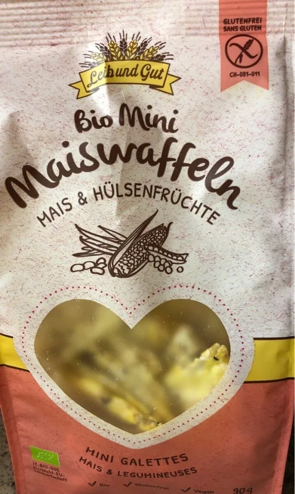 Bio mini mais waffeln