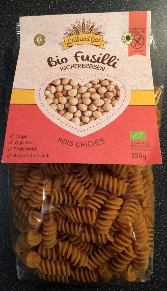 Fusilli pois chiches