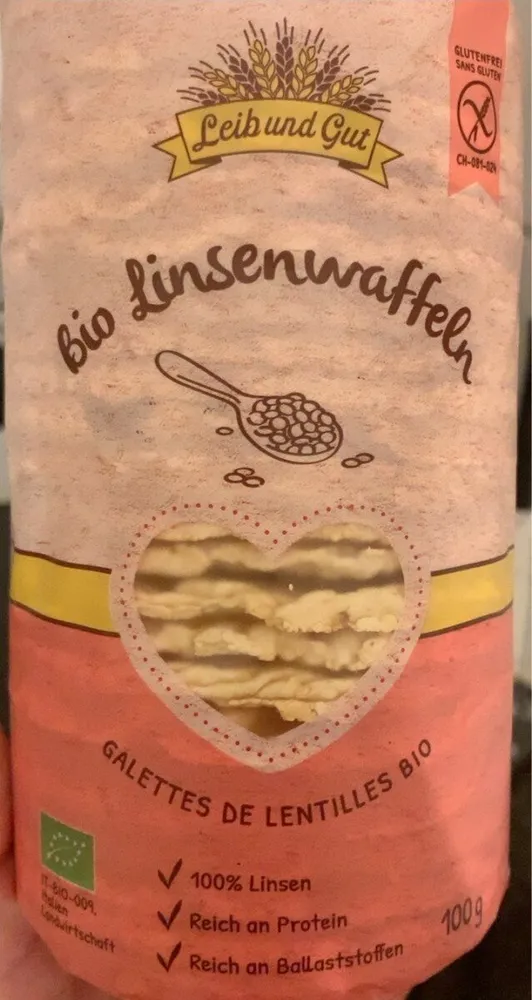 Bio Linsenwaffeln