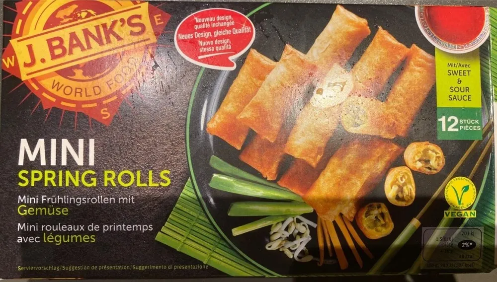 Mini spring rolls