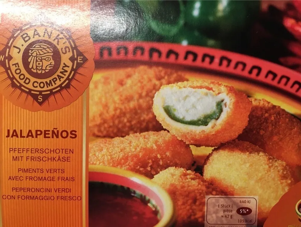 Jalapeños avec fromage frais