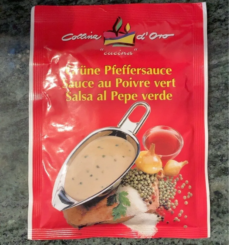 Sauce au poivre vert