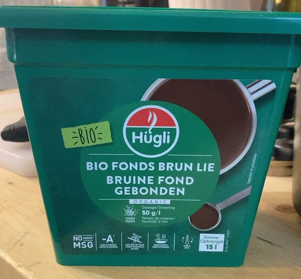 Bio fond brun lie
