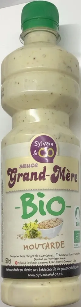 Sauce Grand-Mère, moutarde, BIO