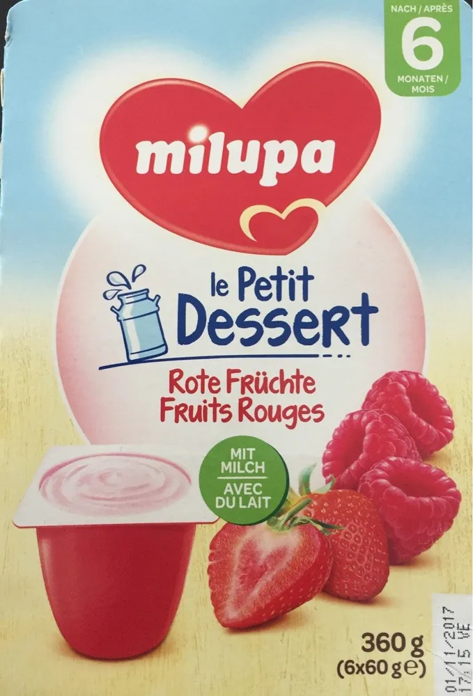 Le Petit Dessert Fruits Rouges