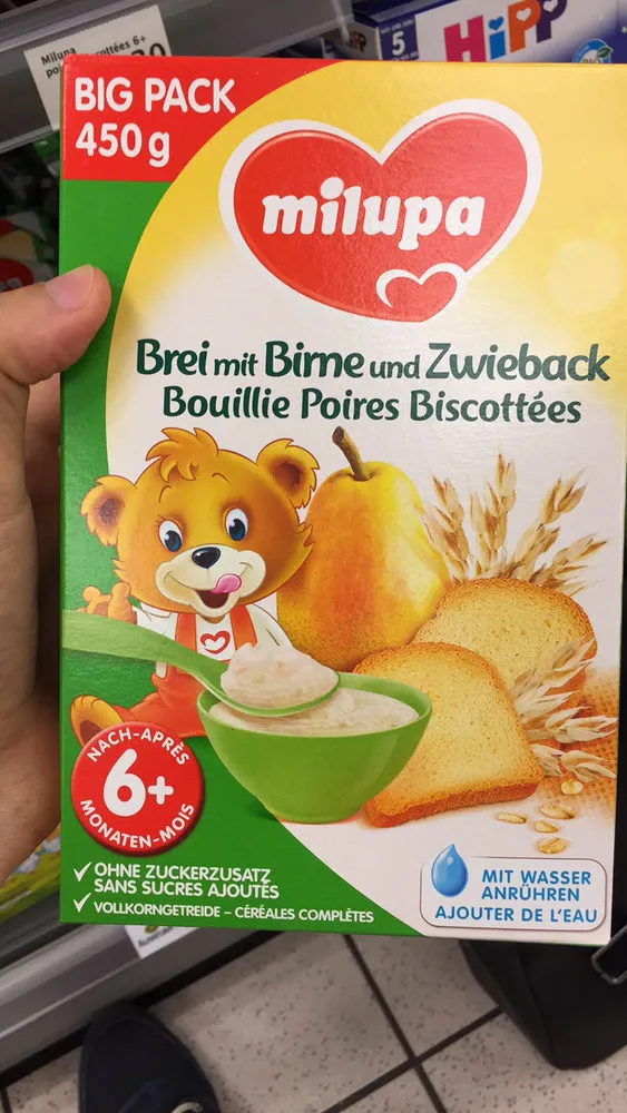Bouillie Poires Biscottées