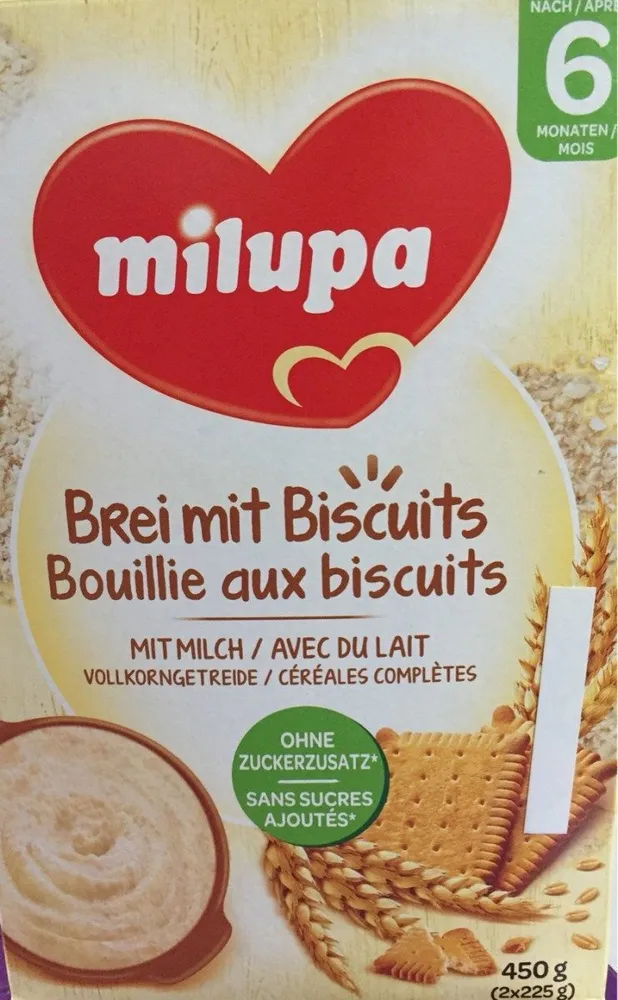 Bouillie aux biscuits
