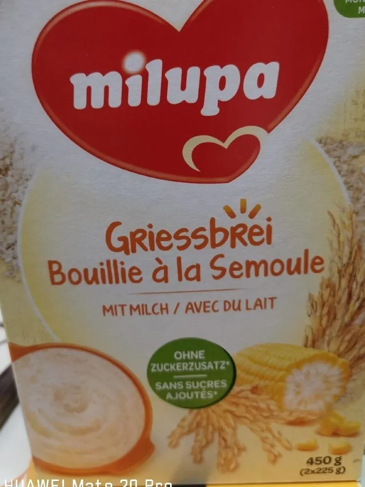 Bouillie à la semoule