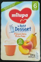Le Petit Dessert pêche poire