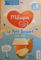 Milupa le Petit Dessert Birne 330g (6x55g)