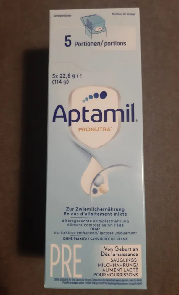 APTAMIL PRONUTRA PRE Anfangsmilch PORTION 5X22.8g