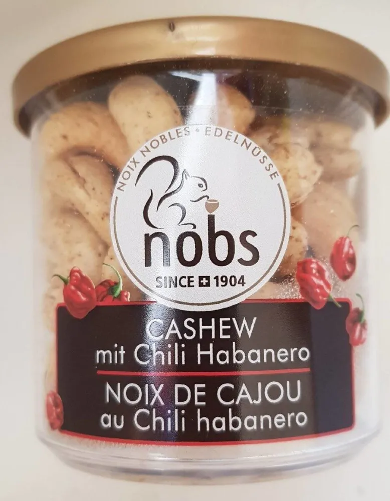 Noix de cajou au Chili habanero