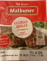 Burger de volaille