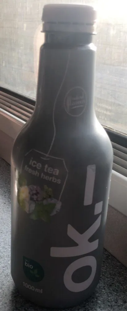 Ice tea fresh herbs