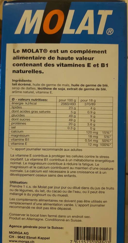 MOLAT Complément alimentaire