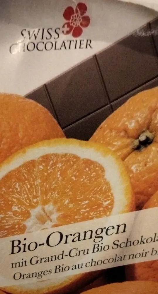 Bio orange schokolade
