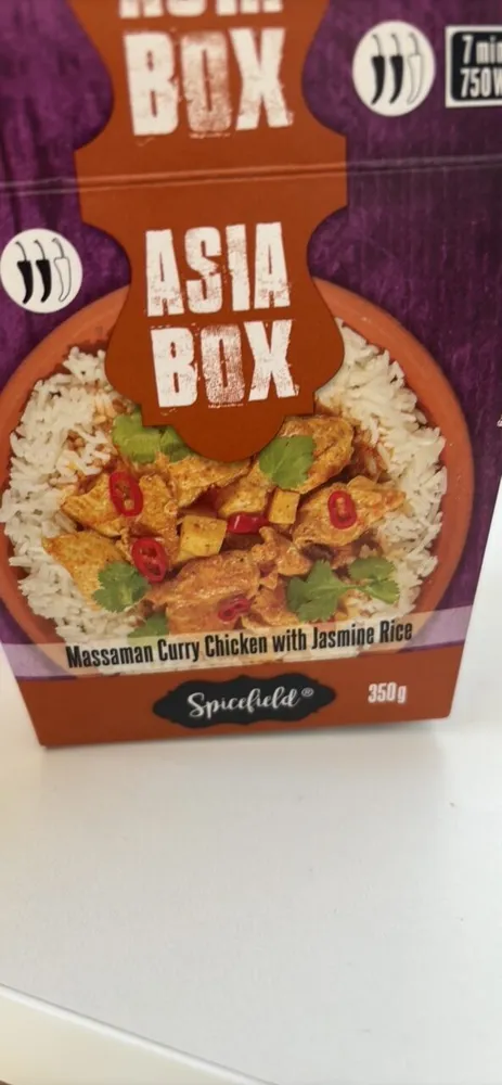 Massaman curry Chicken with Jasmine rice