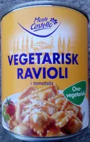 Monte Castello Vegetarisk ravioli i tomatsås