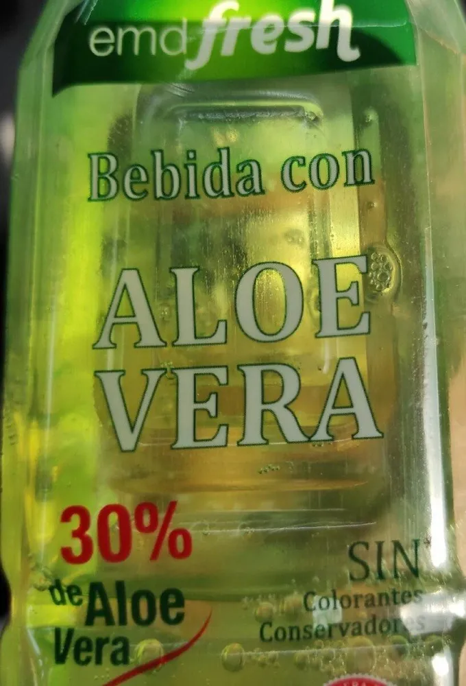 Bebida con aloe vera