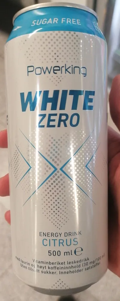 White Zero Energy Drink Citrus