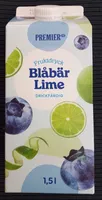 Fruktdryck Blåbär Lime